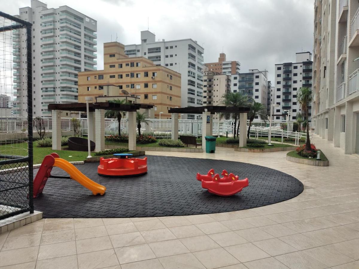 Lindo Apartamento Novo Praia Grande Ocian 50 Metros Da Praia Exteriör bild